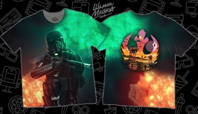 Футболки с полной запечаткой: star wars(3)